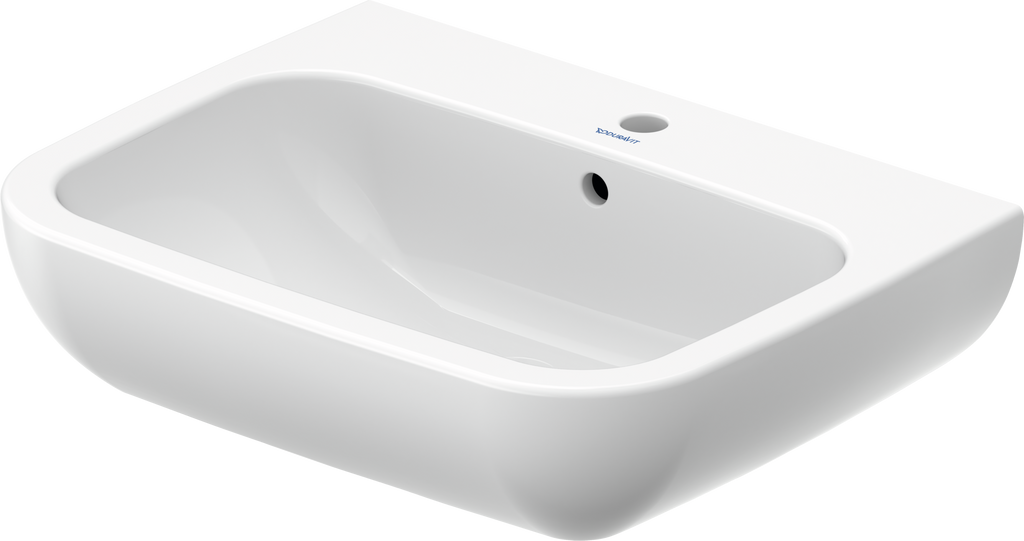 Duravit D-Code lavabo de Pared Blanco Brillante