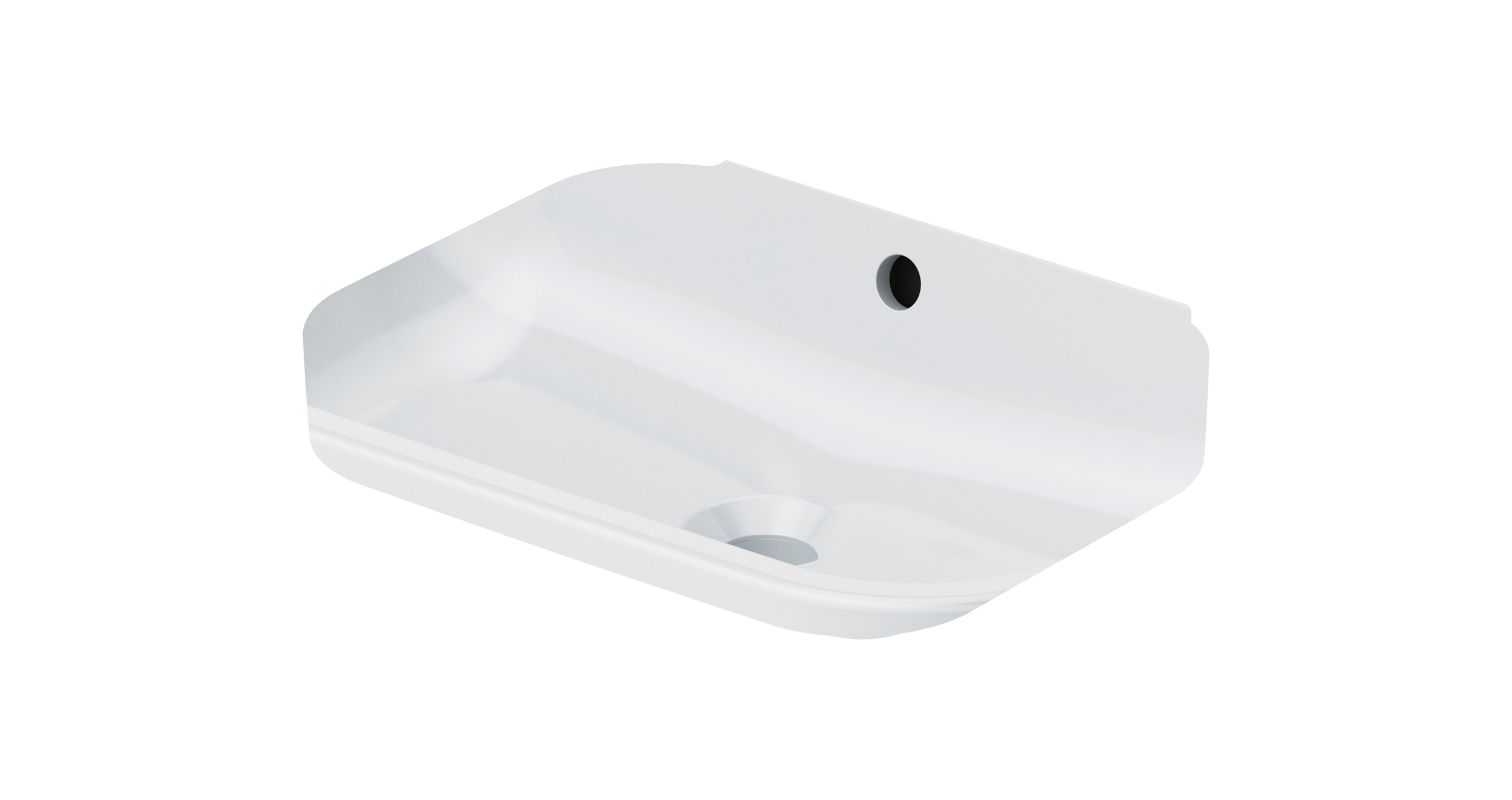 Duravit Happy D.2 lavabo de Pared Blanco Brillante