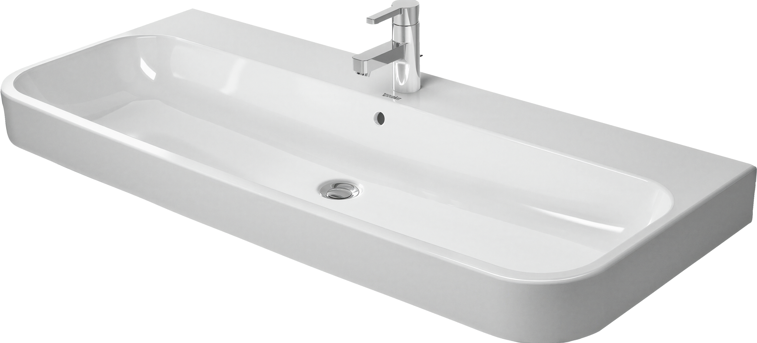 Duravit Happy D.2 lavabo de Pared Blanco Brillante