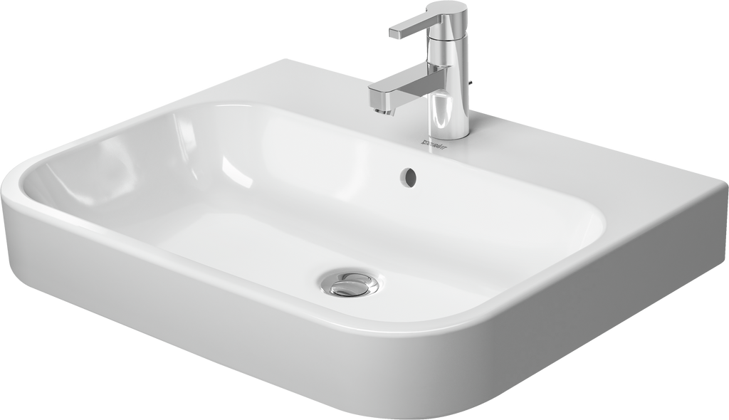 Duravit Happy D.2 lavabo de Pared Blanco Brillante