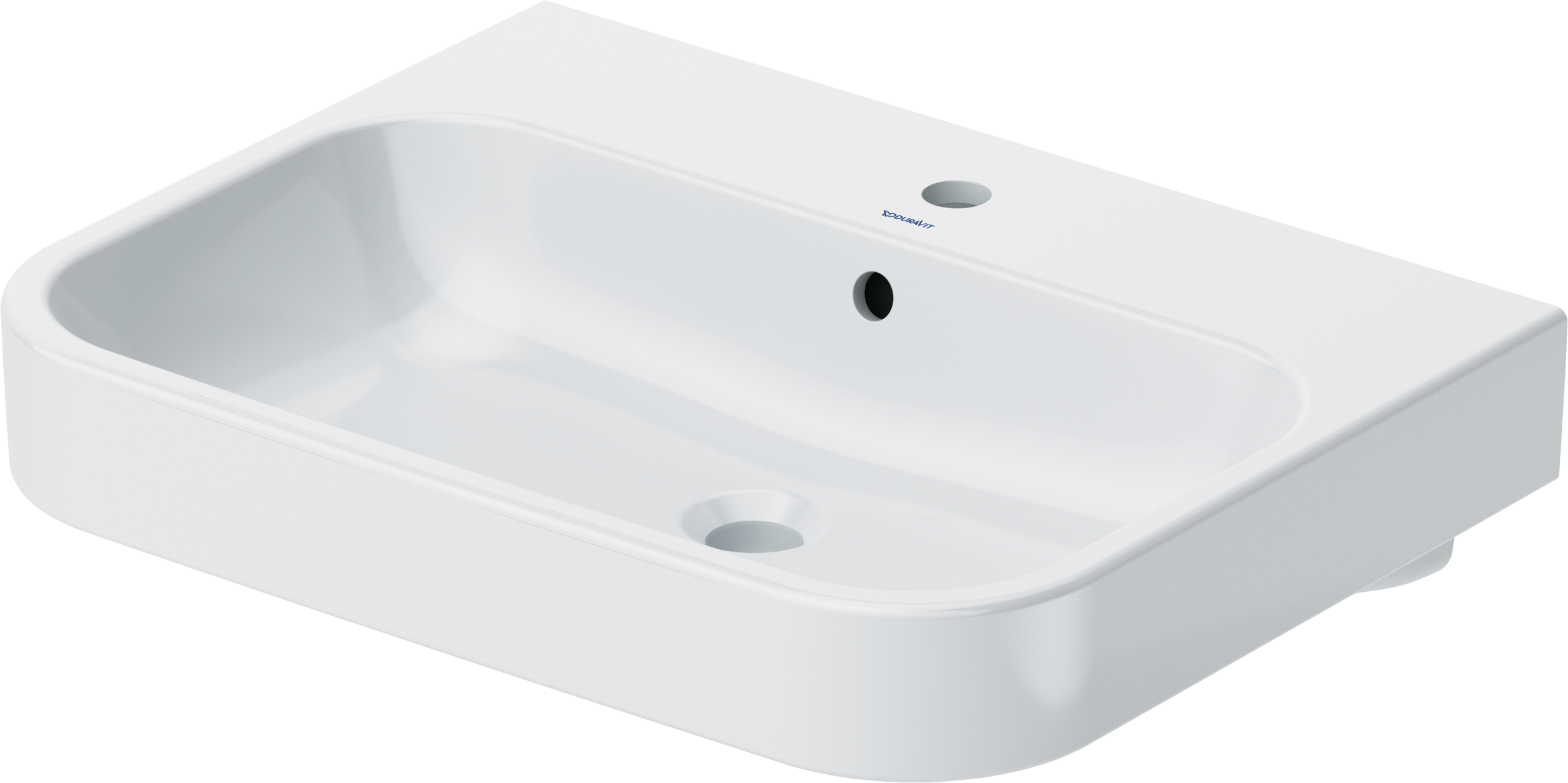 Duravit Happy D.2 lavabo de Pared Blanco Brillante