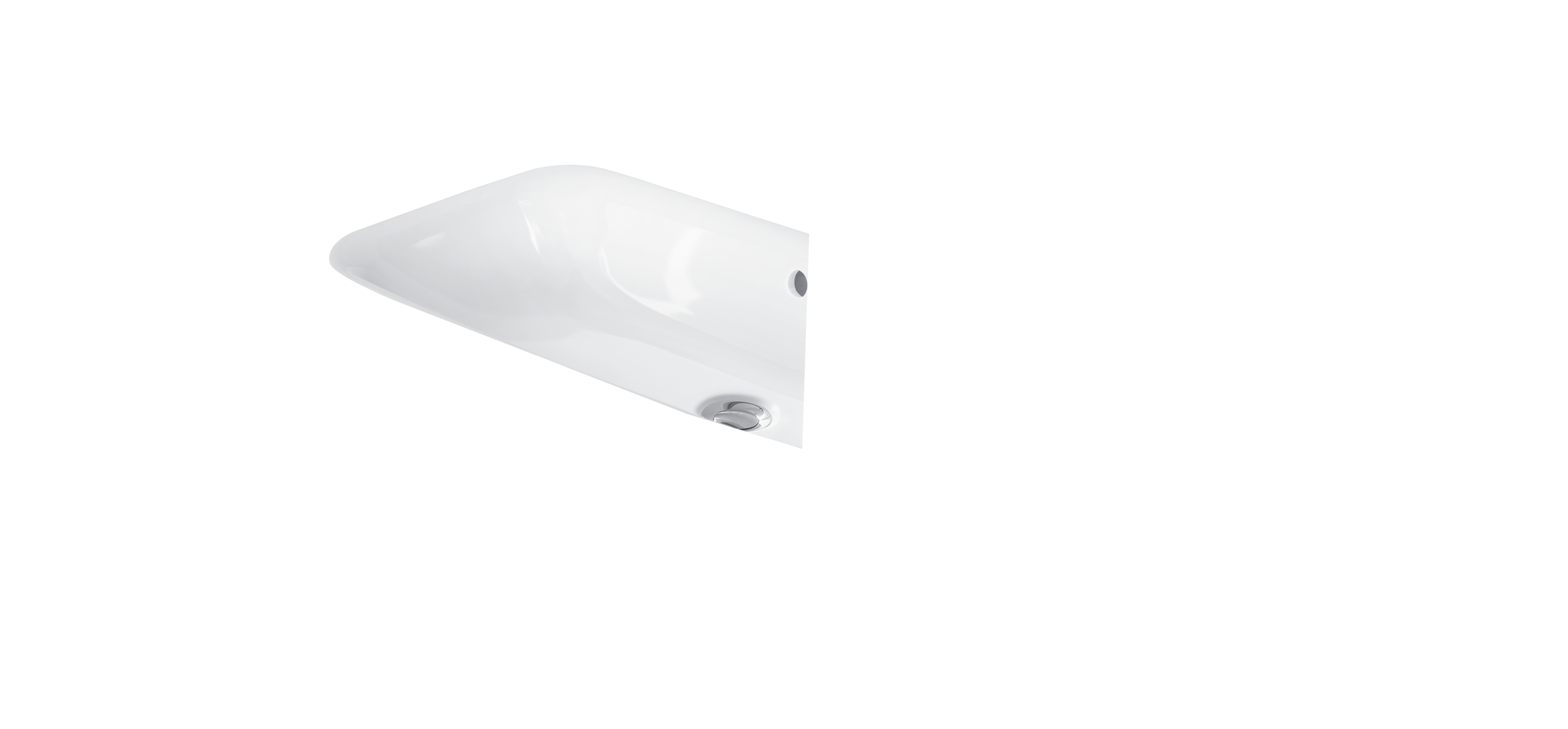 Duravit DuraStyle lavabo de Pared Blanco Brillante