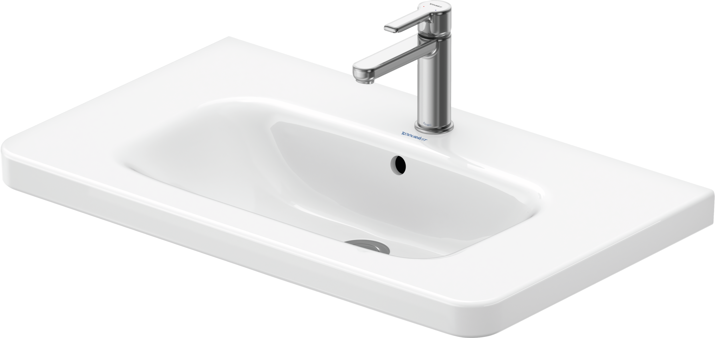Duravit DuraStyle lavabo de Pared Blanco Brillante