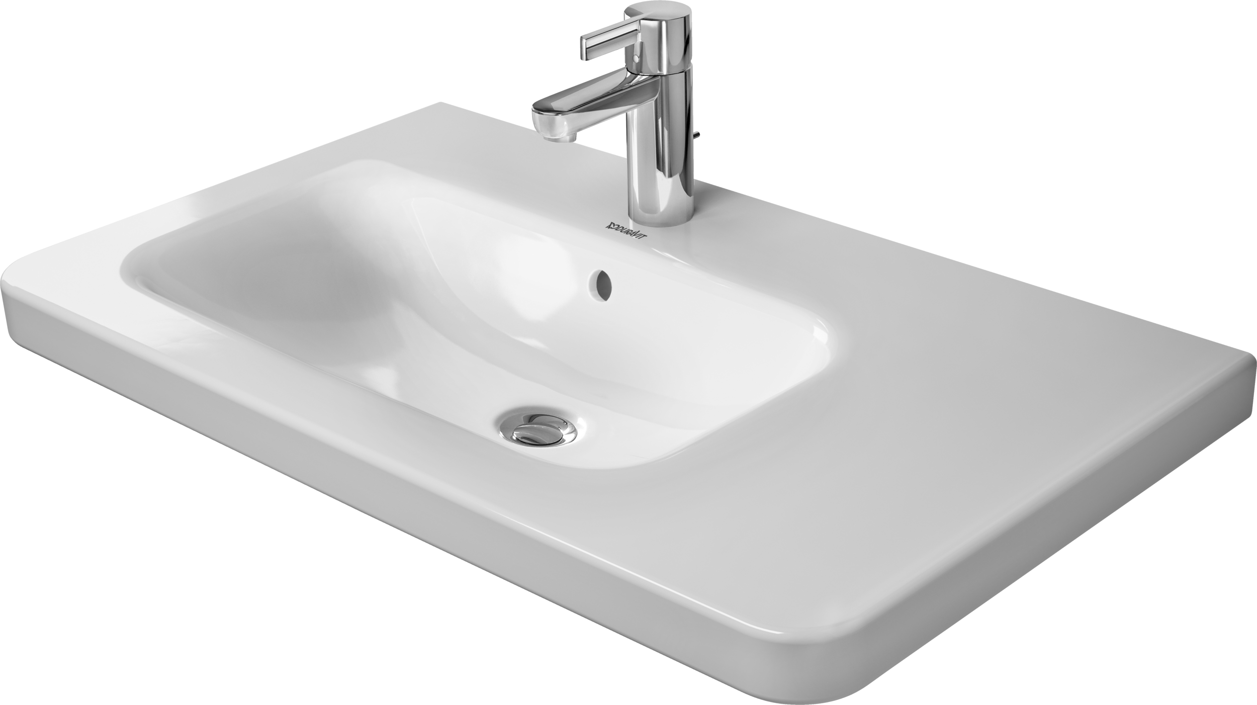 Duravit DuraStyle lavabo de Pared Blanco Brillante