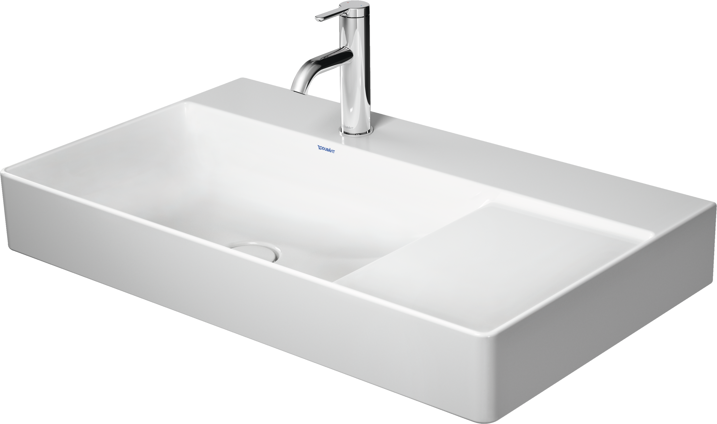 Duravit DuraSquare lavabo de Pared Blanco Brillante