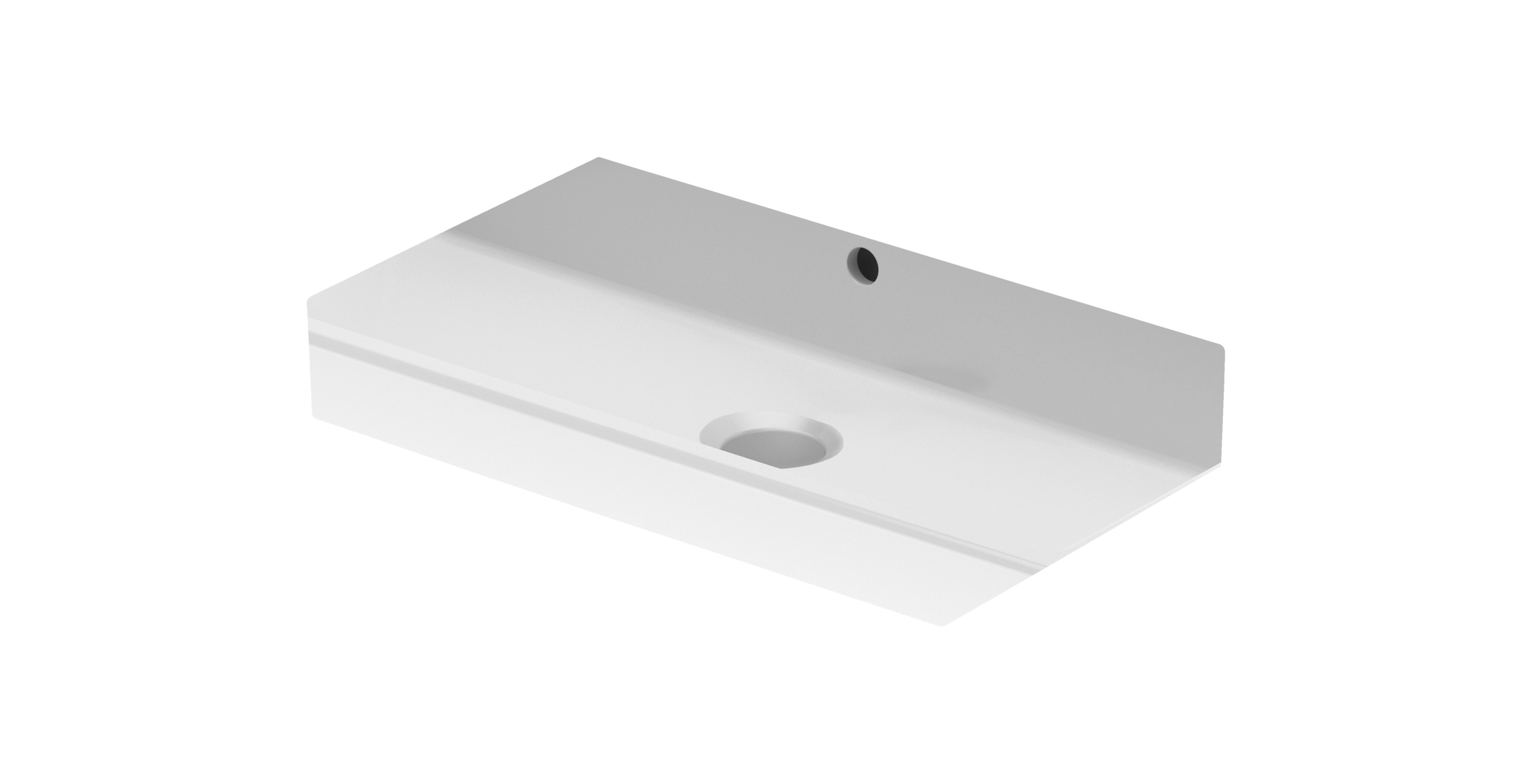 Duravit Vero Air lavabo de Pared Blanco Brillante