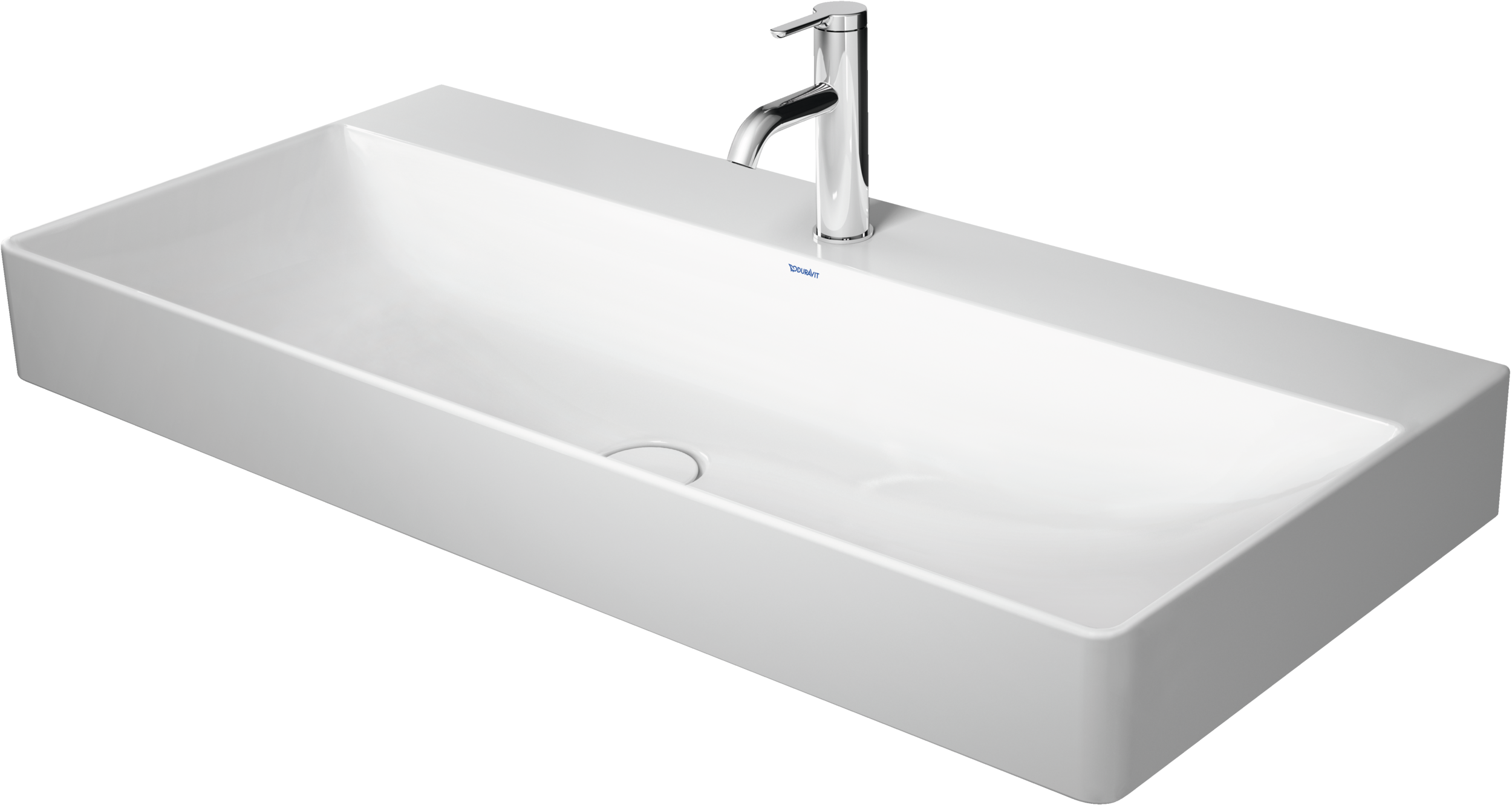 Duravit DuraSquare lavabo de Pared Blanco Brillante