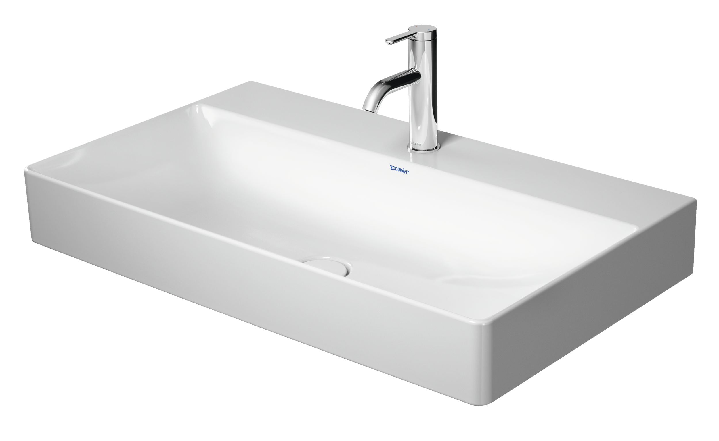 Duravit DuraSquare lavabo de Pared Blanco Brillante