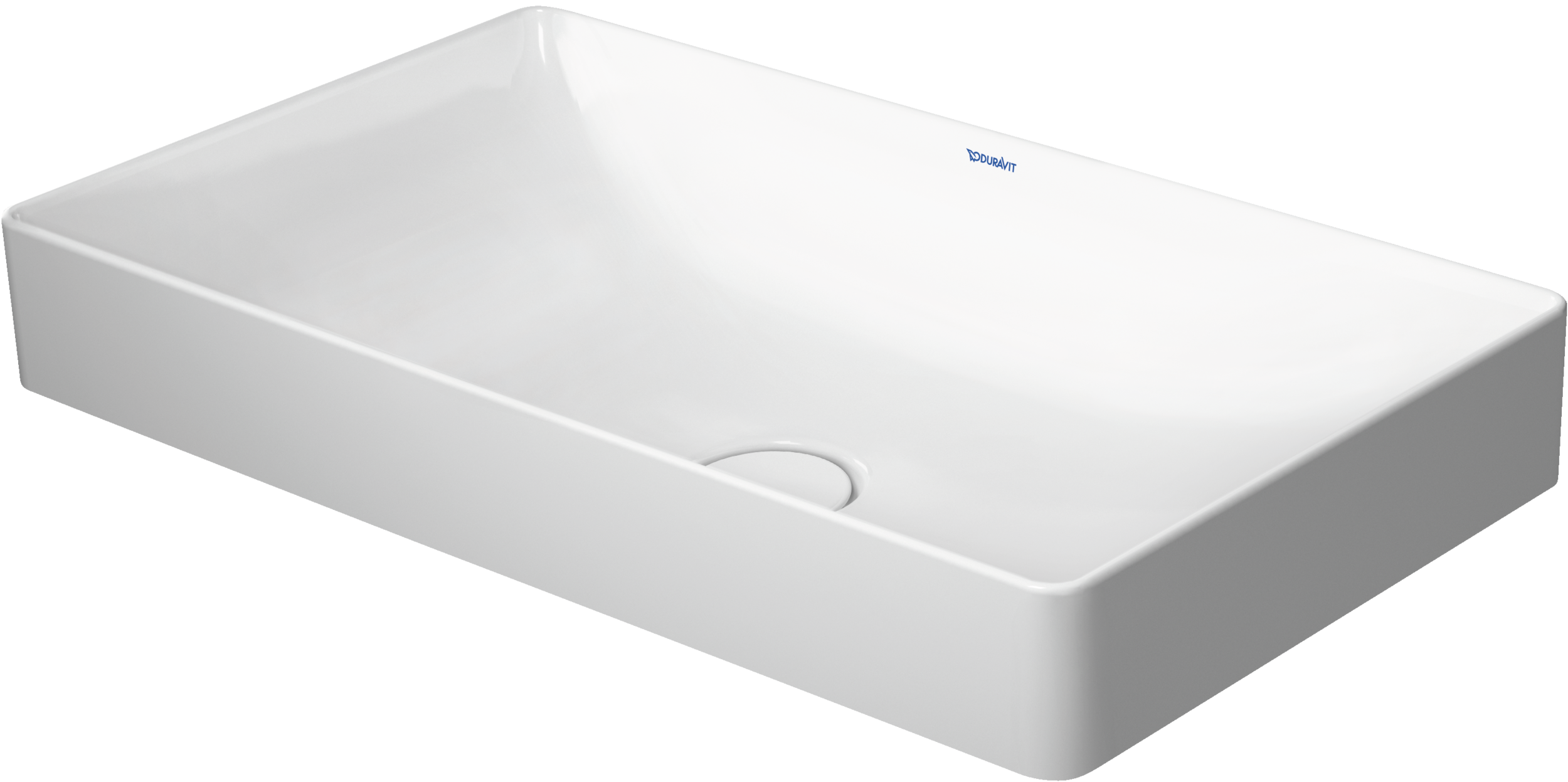 Duravit DuraSquare lavabo de Sobreponer Blanco Brillante