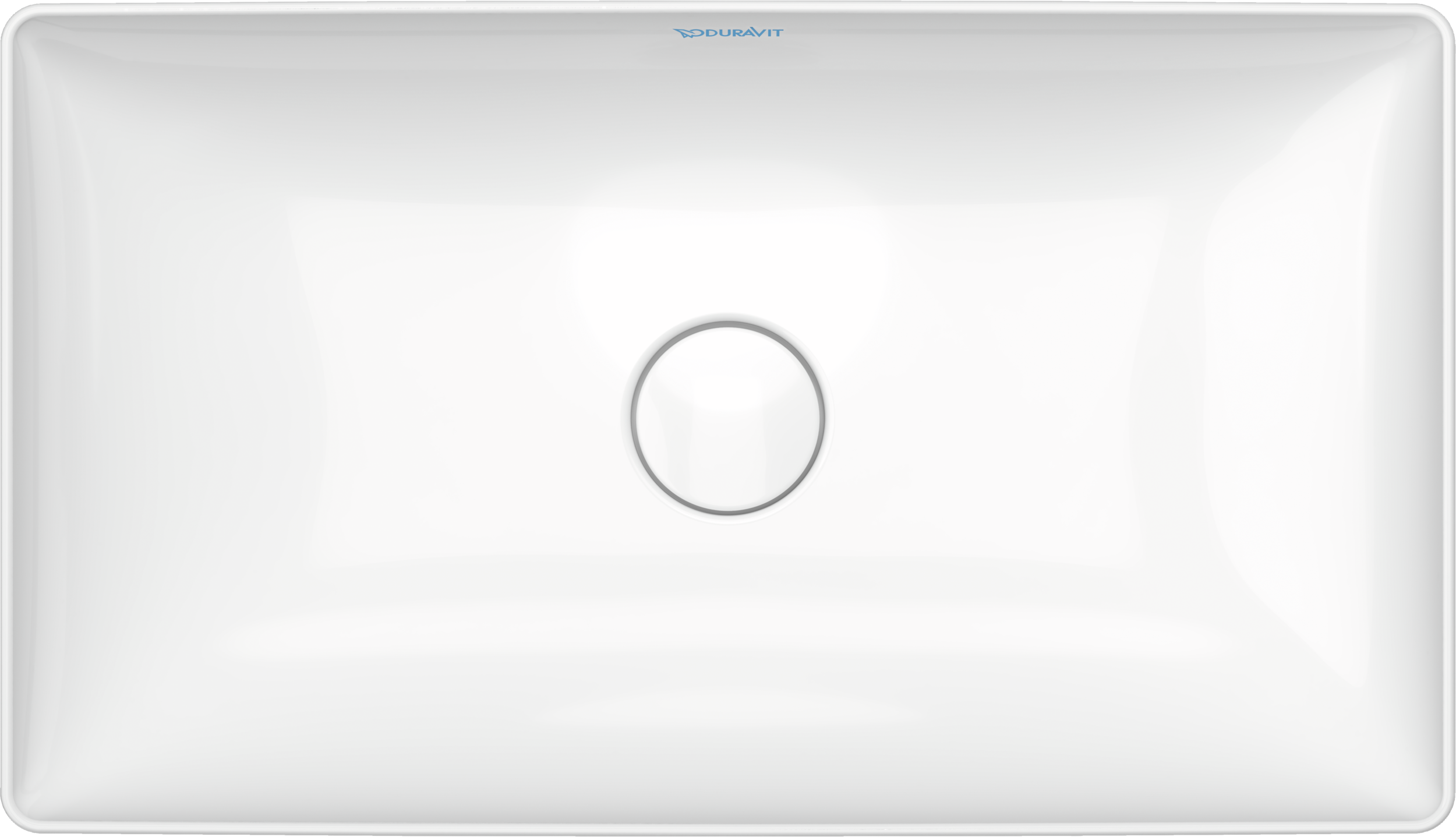 Duravit DuraSquare lavabo de Sobreponer Blanco Brillante