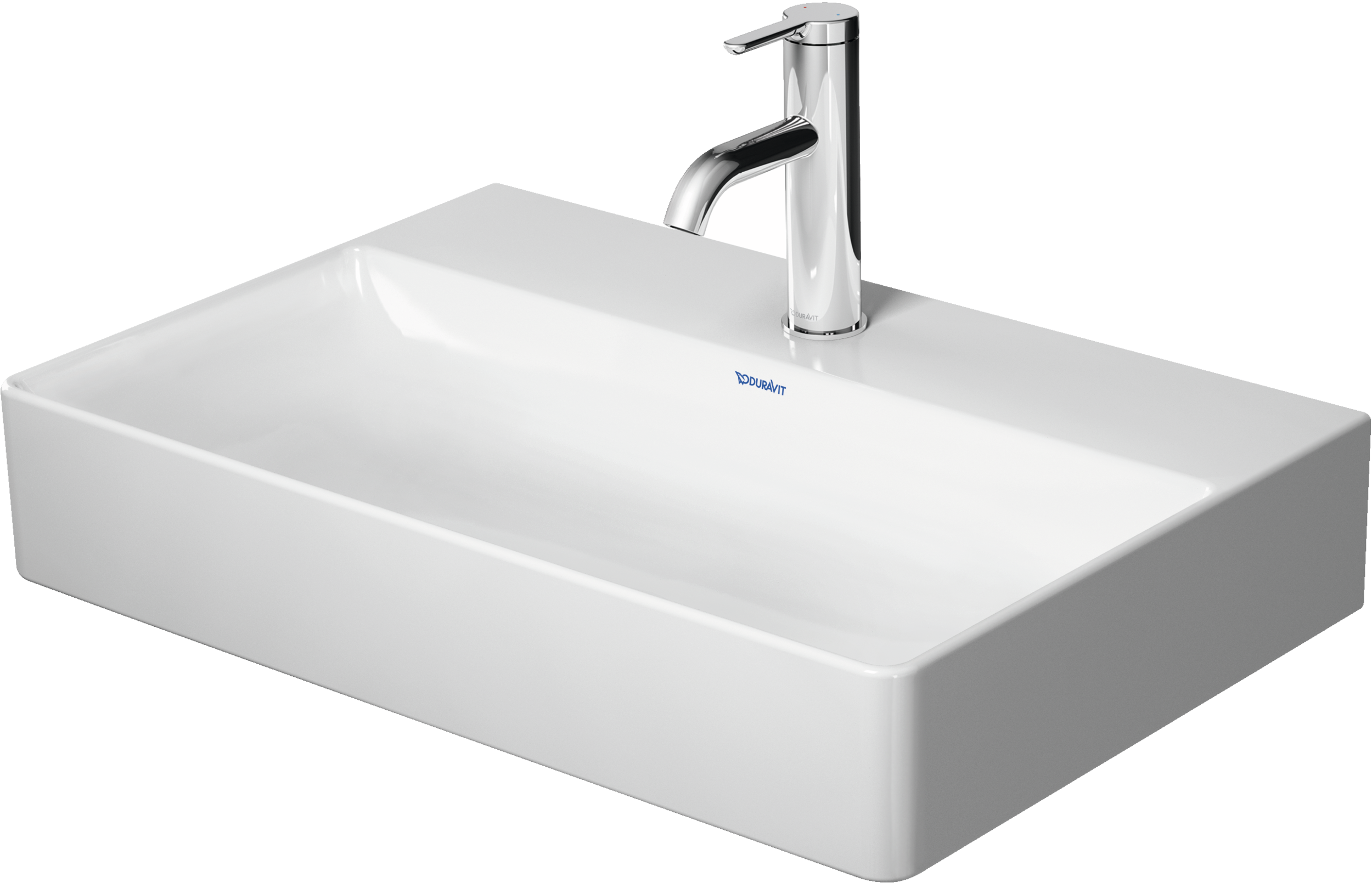 Duravit DuraSquare lavabo de Pared Blanco Brillante