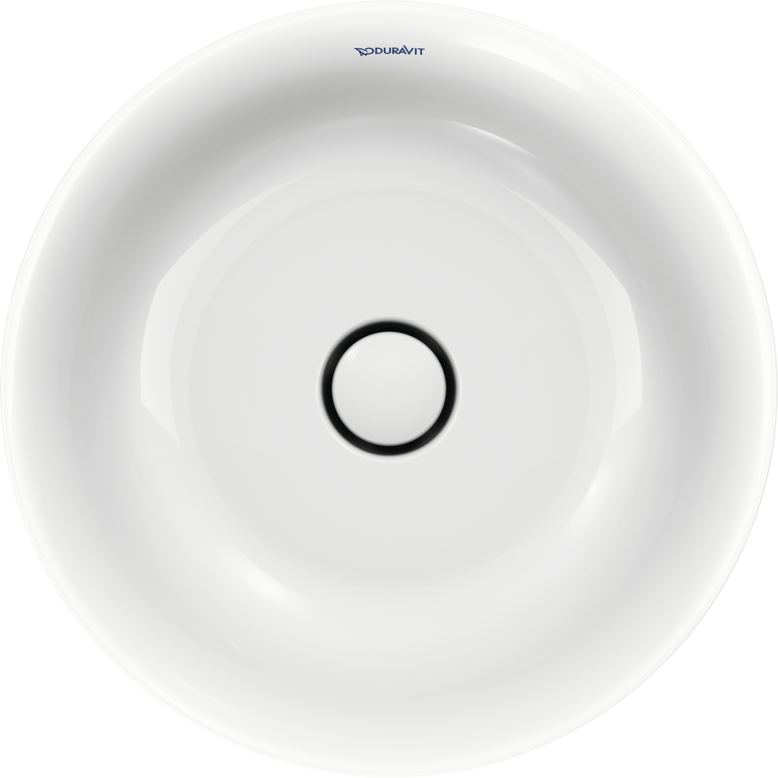 Duravit White Tulip lavabo de Sobreponer Blanco Brillante — vista superior
