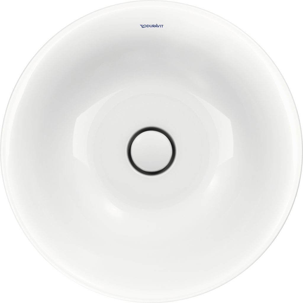 Duravit White Tulip lavabo de Pared Blanco Brillante — vista superior