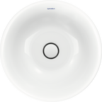 Duravit White Tulip lavabo de Pared Blanco Brillante — vista superior