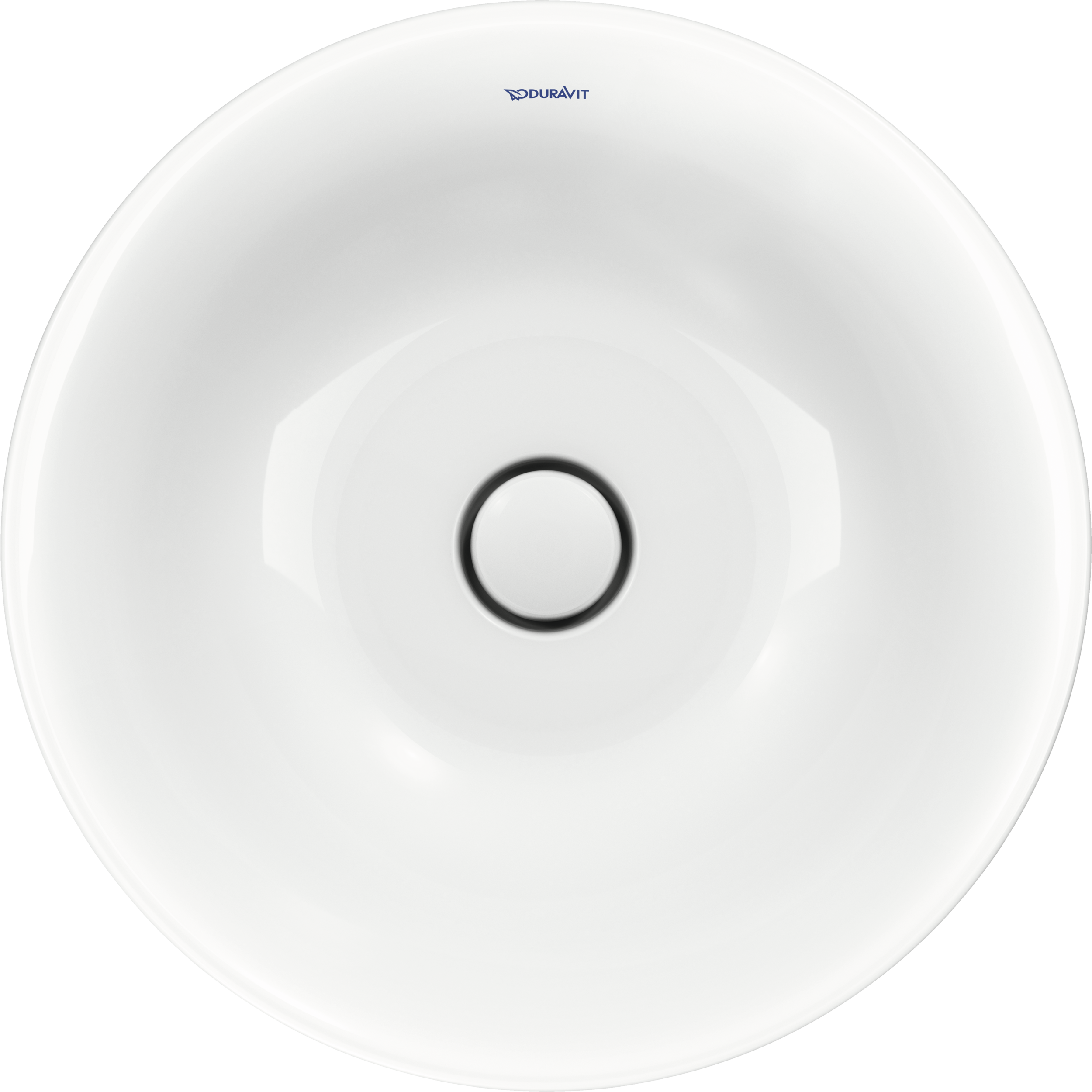 Duravit White Tulip lavabo de Pared Blanco Brillante — vista superior