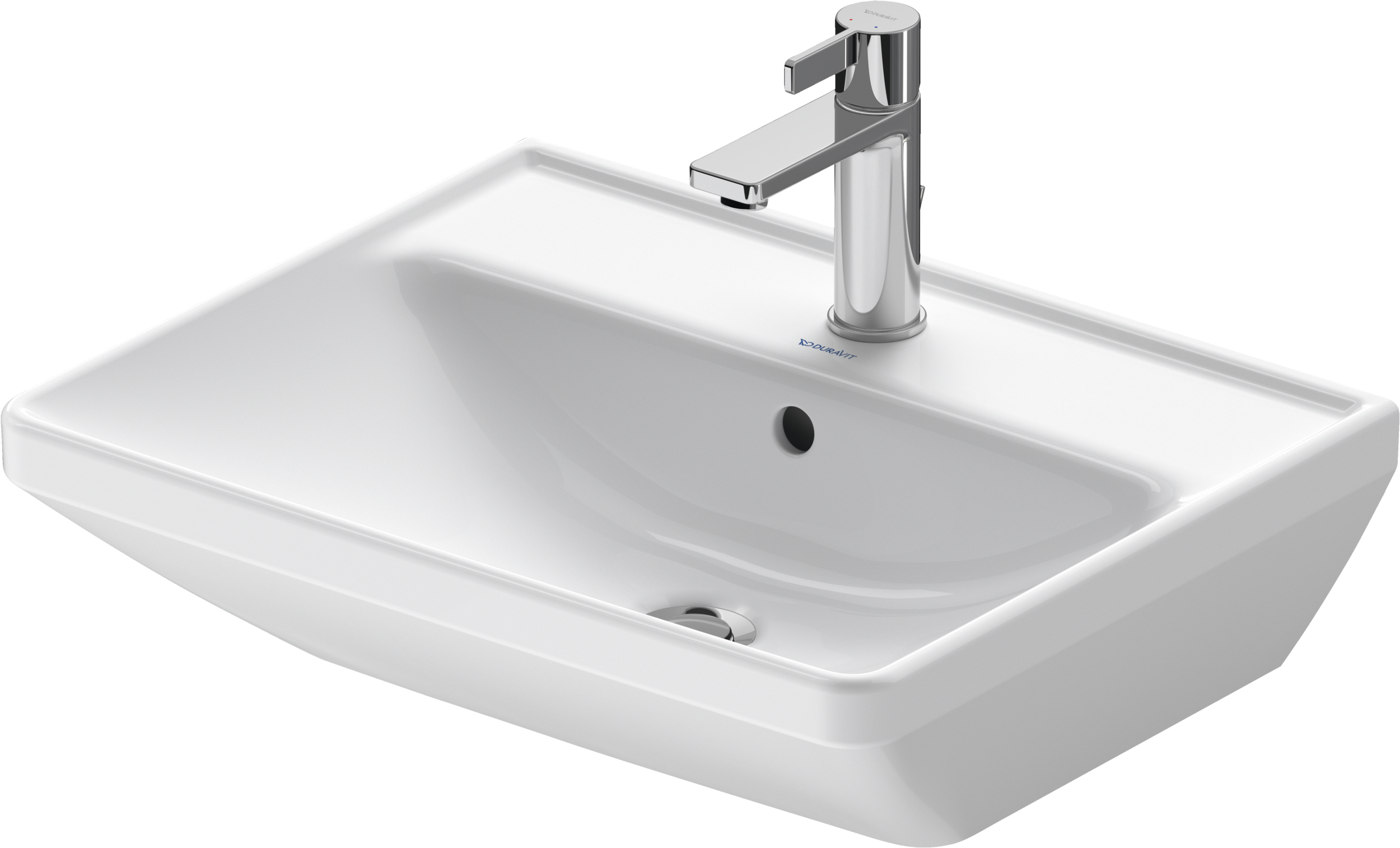 Duravit D-Neo lavabo de Pared Blanco Brillante