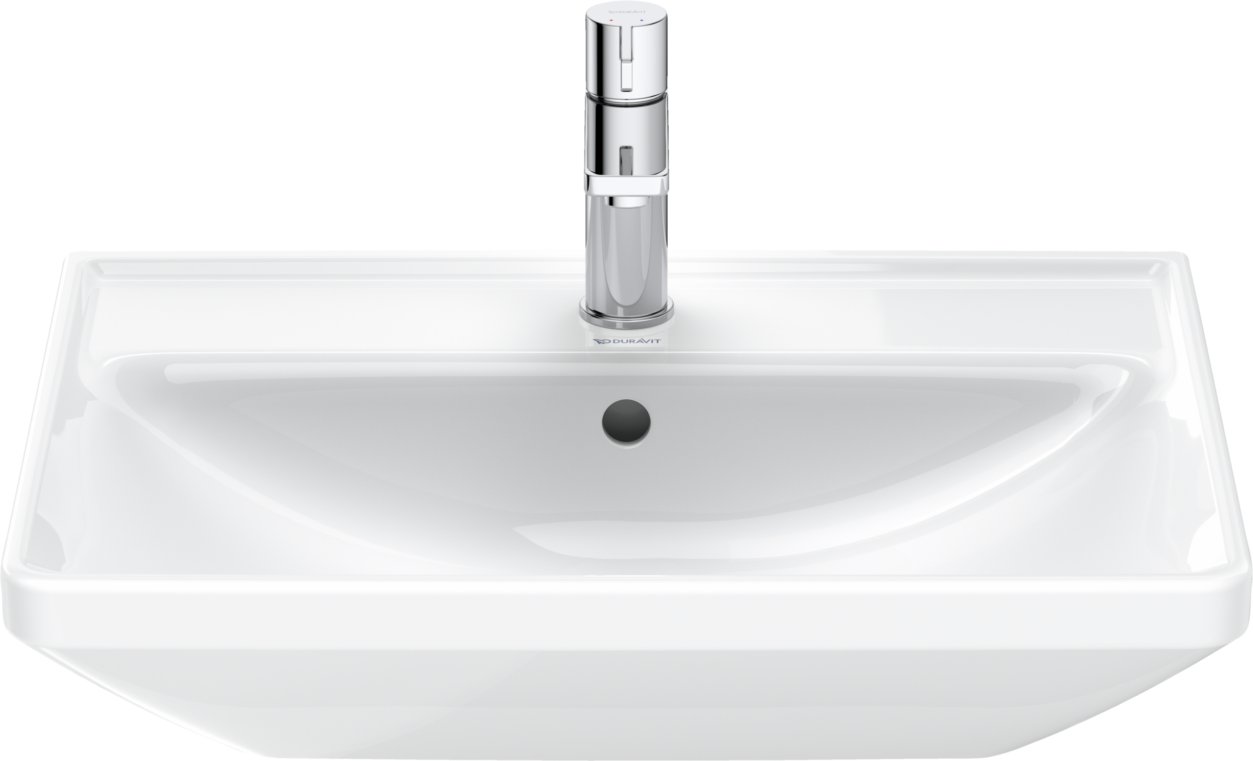 Duravit D-Neo lavabo de Pared Blanco Brillante