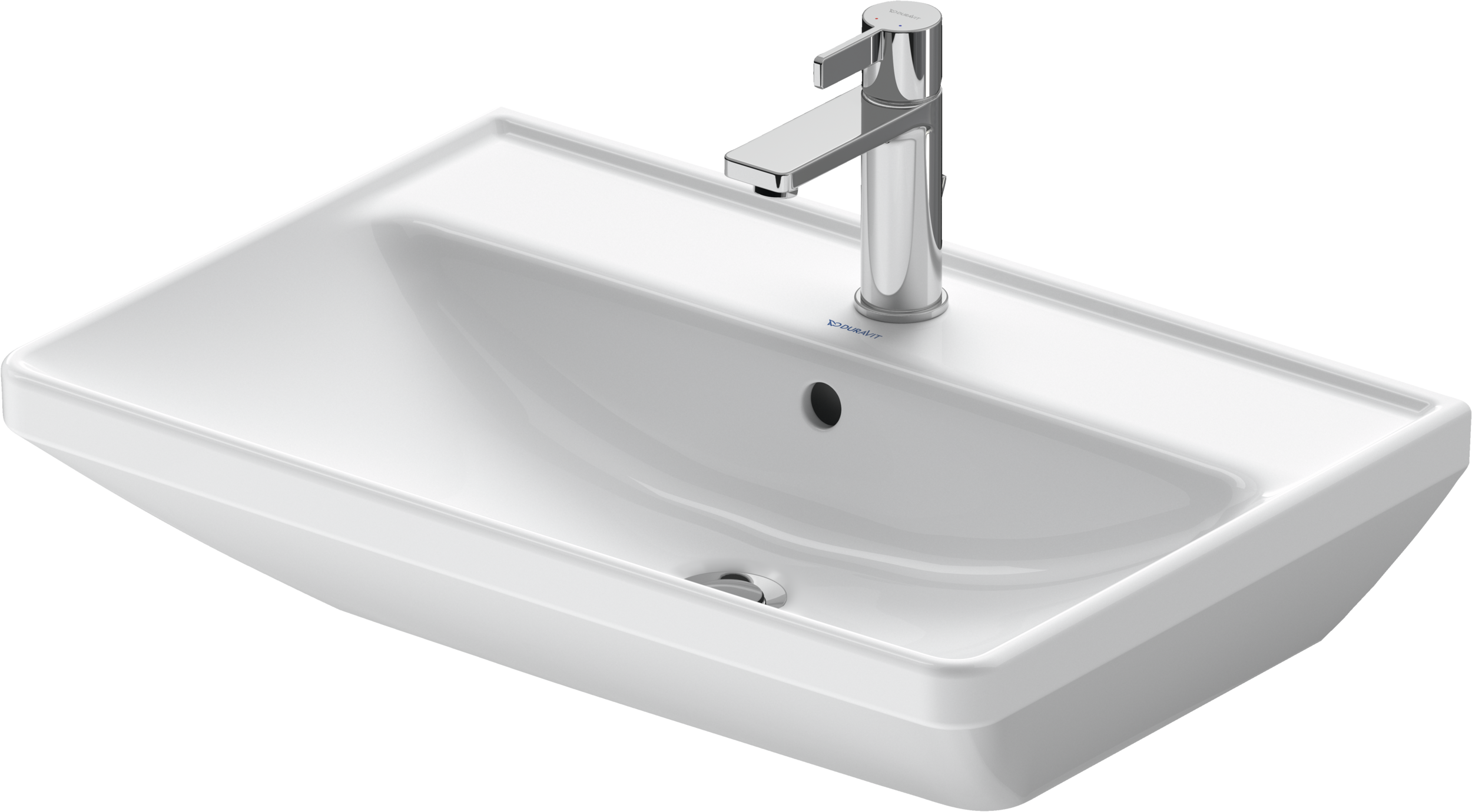 Duravit D-Neo lavabo de Pared Blanco Brillante