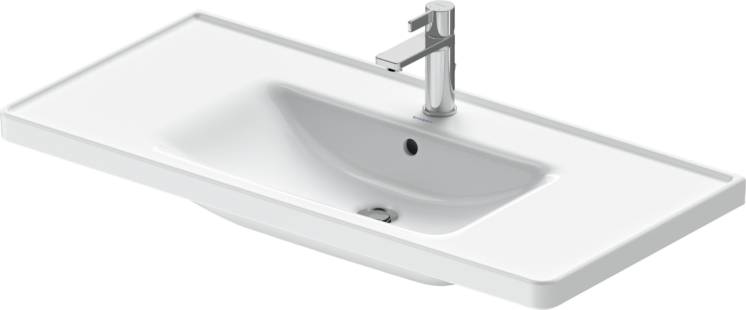 Duravit D-Neo lavabo de Pared Blanco Brillante