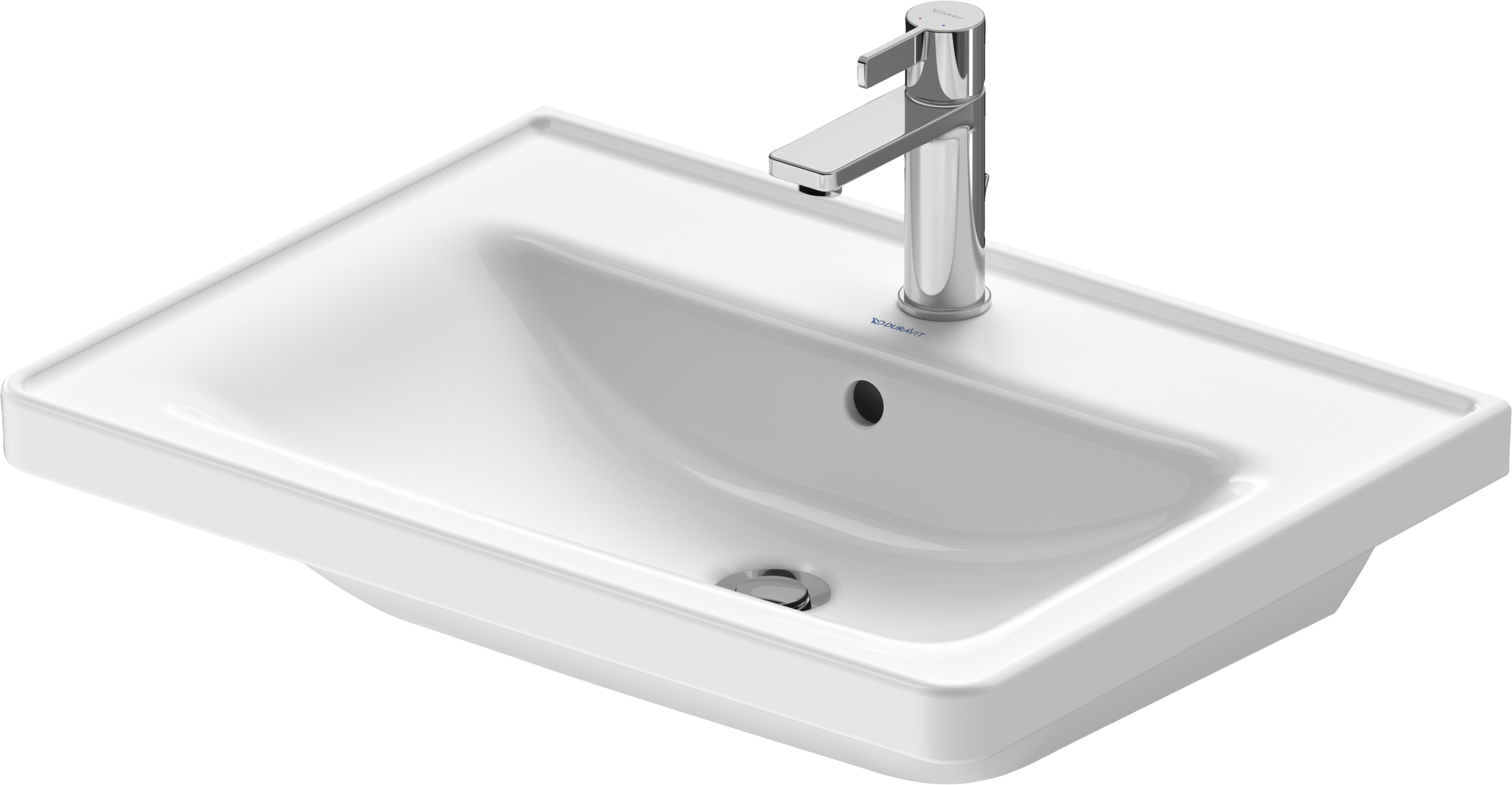 Duravit D-Neo lavabo de Pared Blanco Brillante