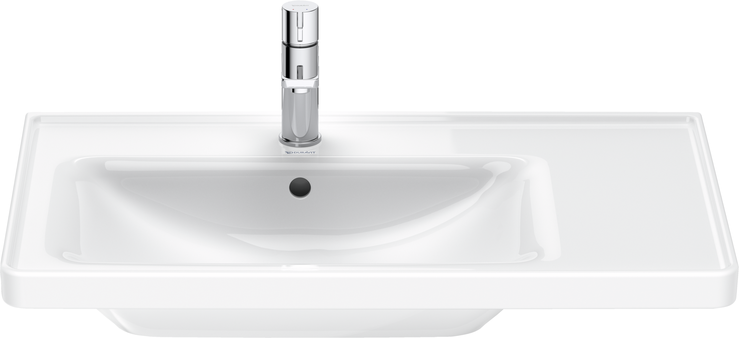Duravit D-Neo lavabo de Pared Blanco Brillante