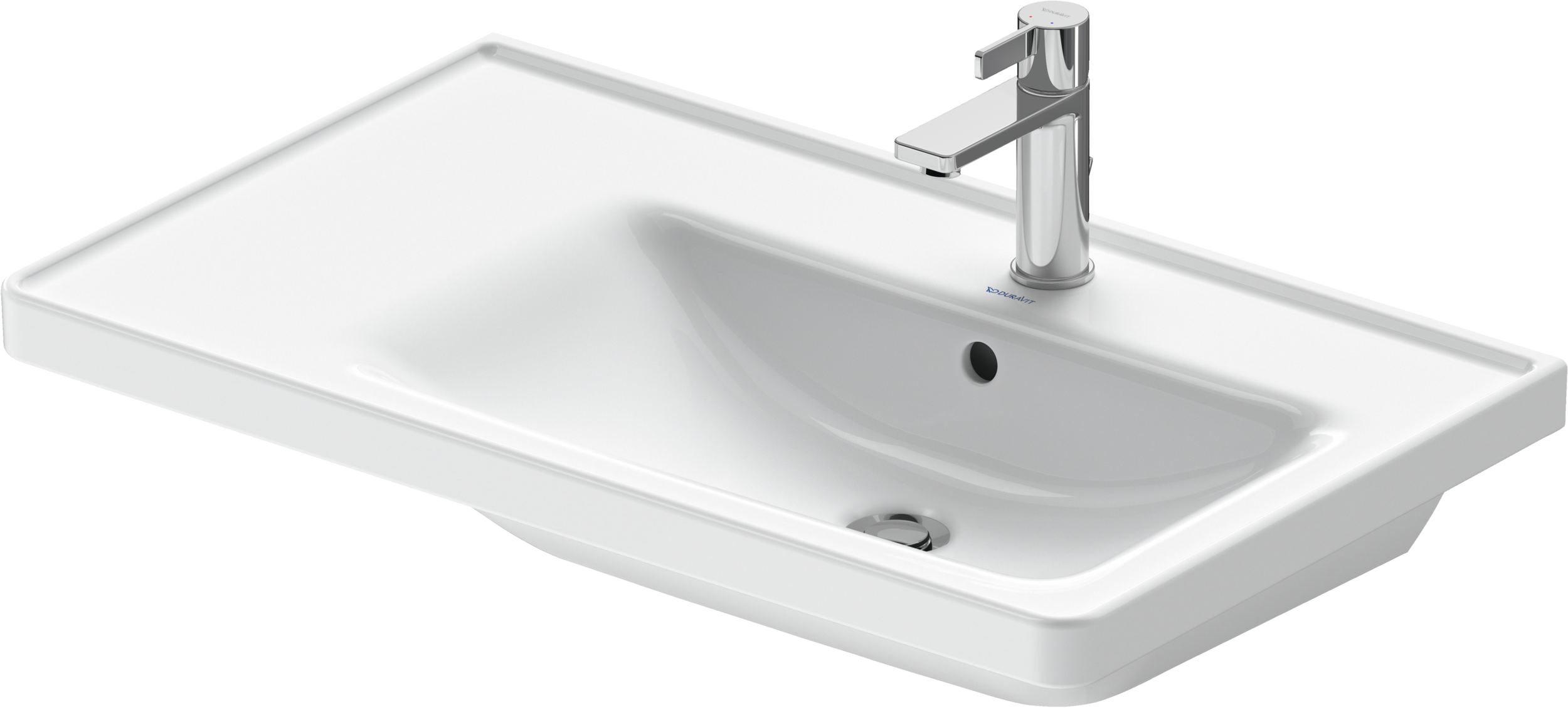 Duravit D-Neo lavabo de Pared Blanco Brillante
