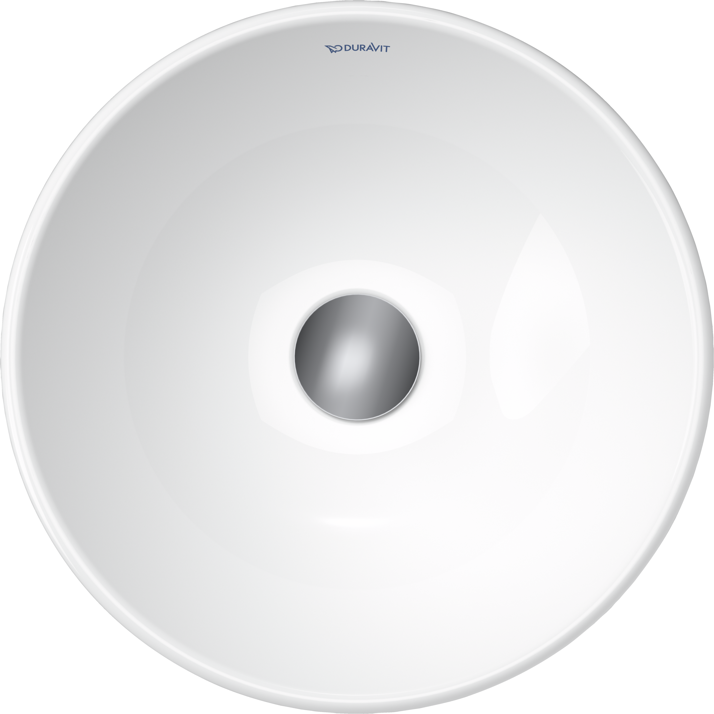 Duravit D-Neo lavabo de Sobreponer Blanco Brillante — vista superior