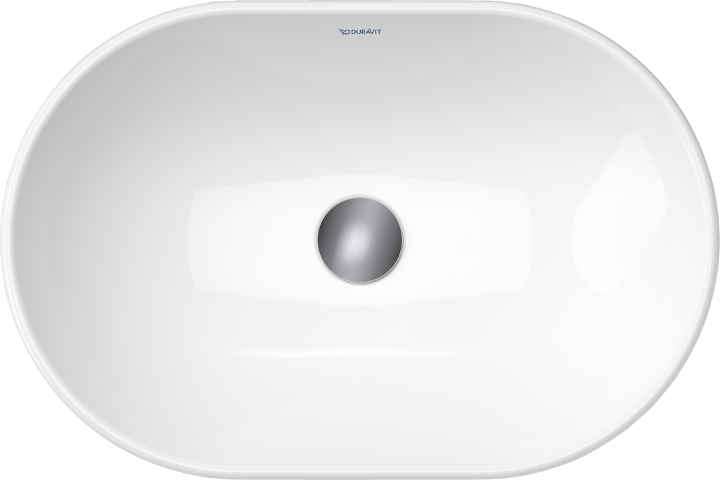 Duravit D-Neo lavabo de Sobreponer Blanco Brillante — vista superior