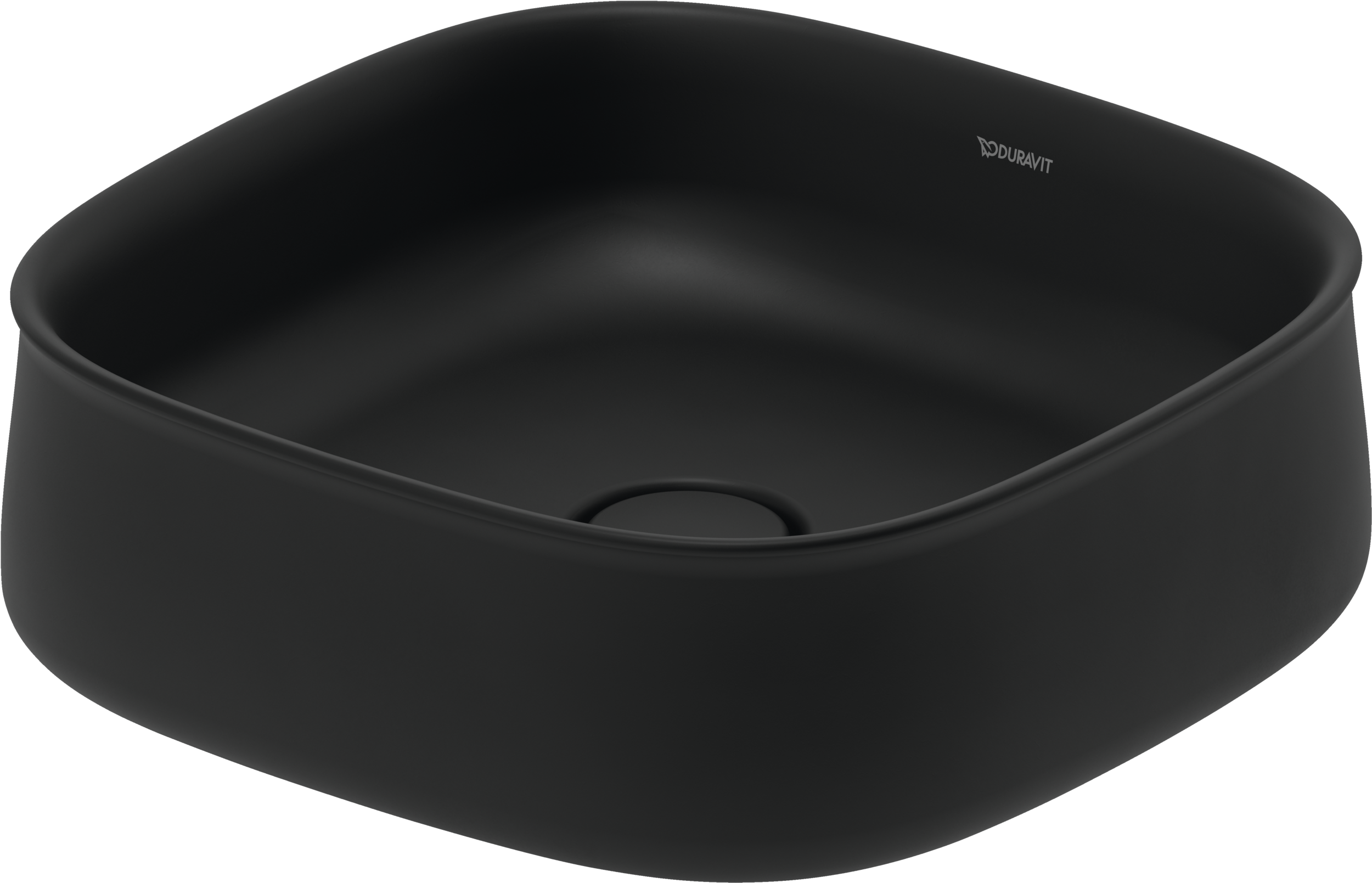 Duravit Zencha lavabo de Sobreponer Antracita Mate