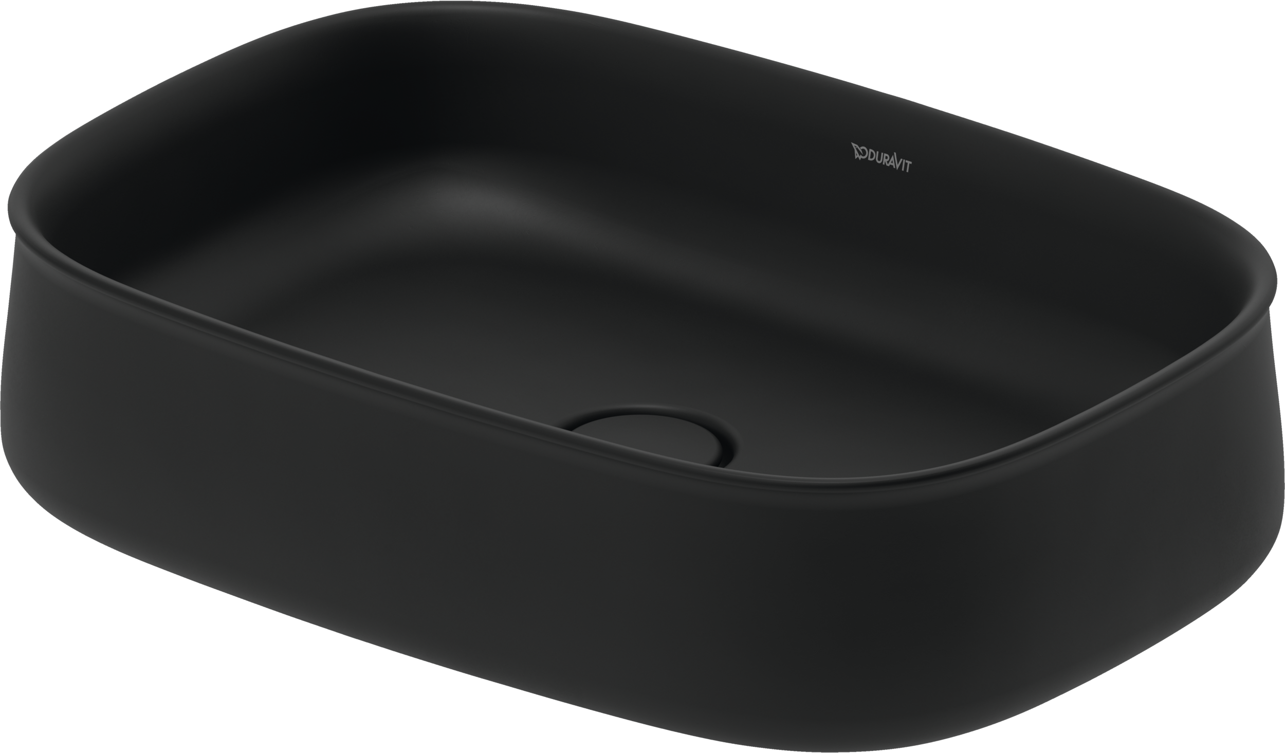 Duravit Zencha lavabo de Sobreponer Antracita Mate