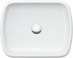 Duravit Collection One lavabo de Sobreponer Blanco Brillante — vista superior