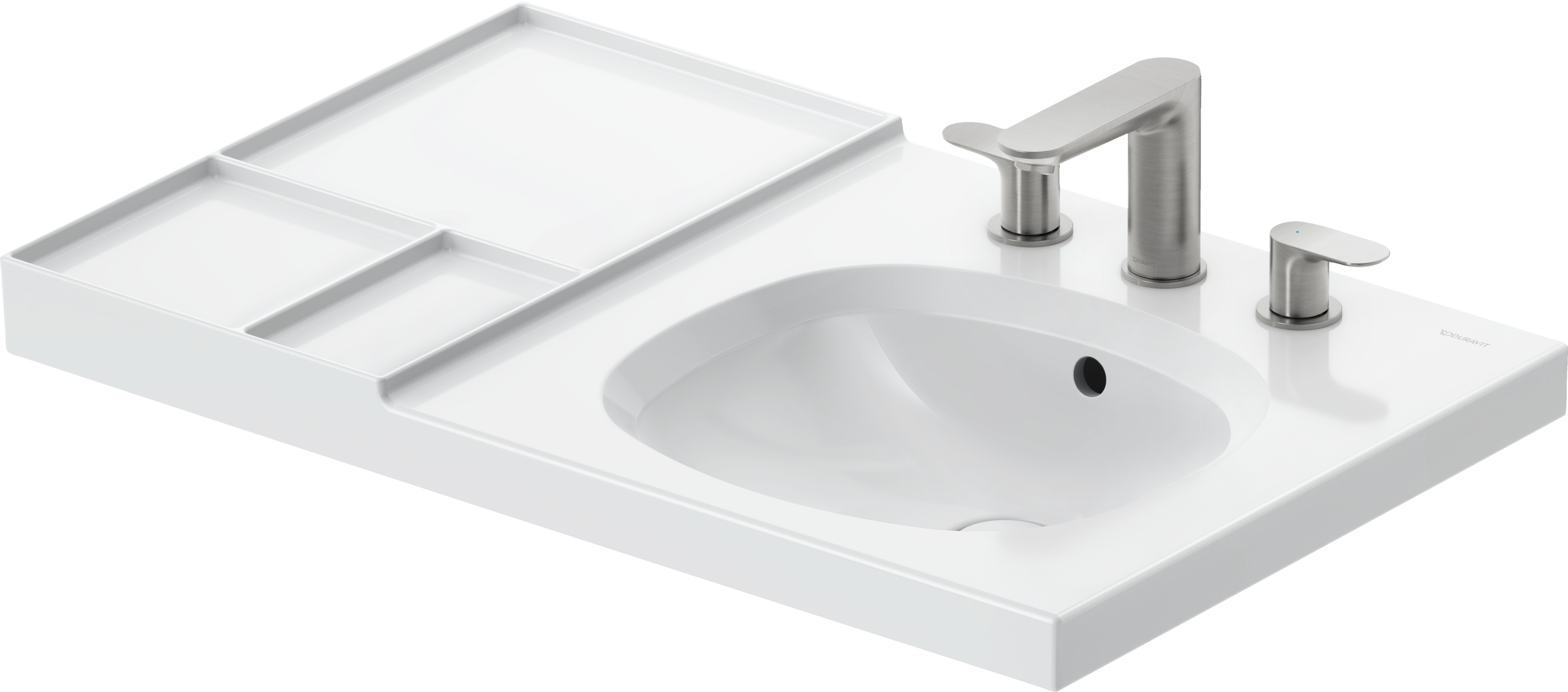 Duravit Aurena lavabo de Pared Blanco Brillante