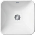 Duravit D-Neo lavabo de Sobreponer Blanco Brillante — vista superior