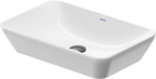 Duravit D-Neo lavabo de Sobreponer Blanco Brillante