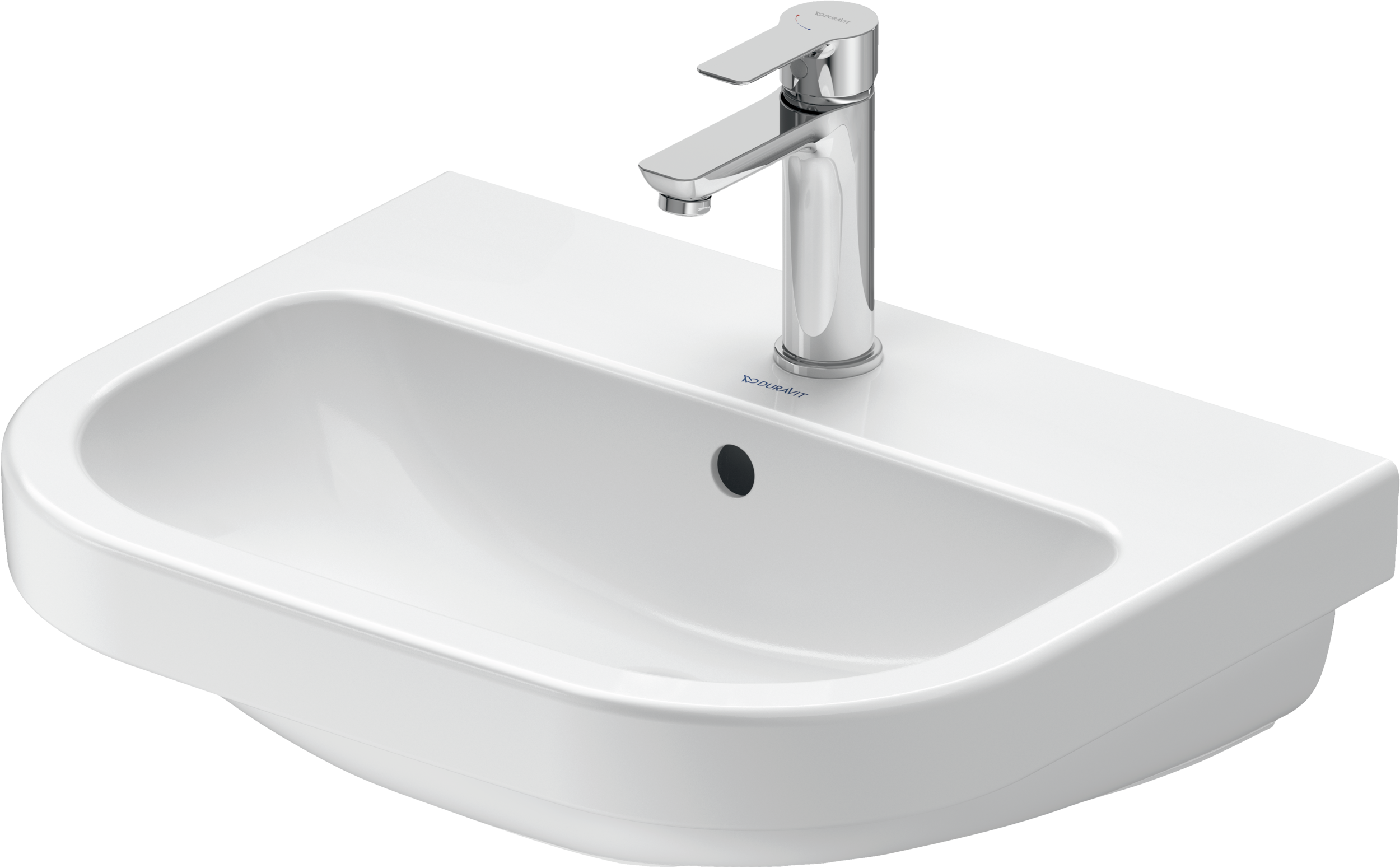 Duravit D-Code lavabo de Pared Blanco Brillante