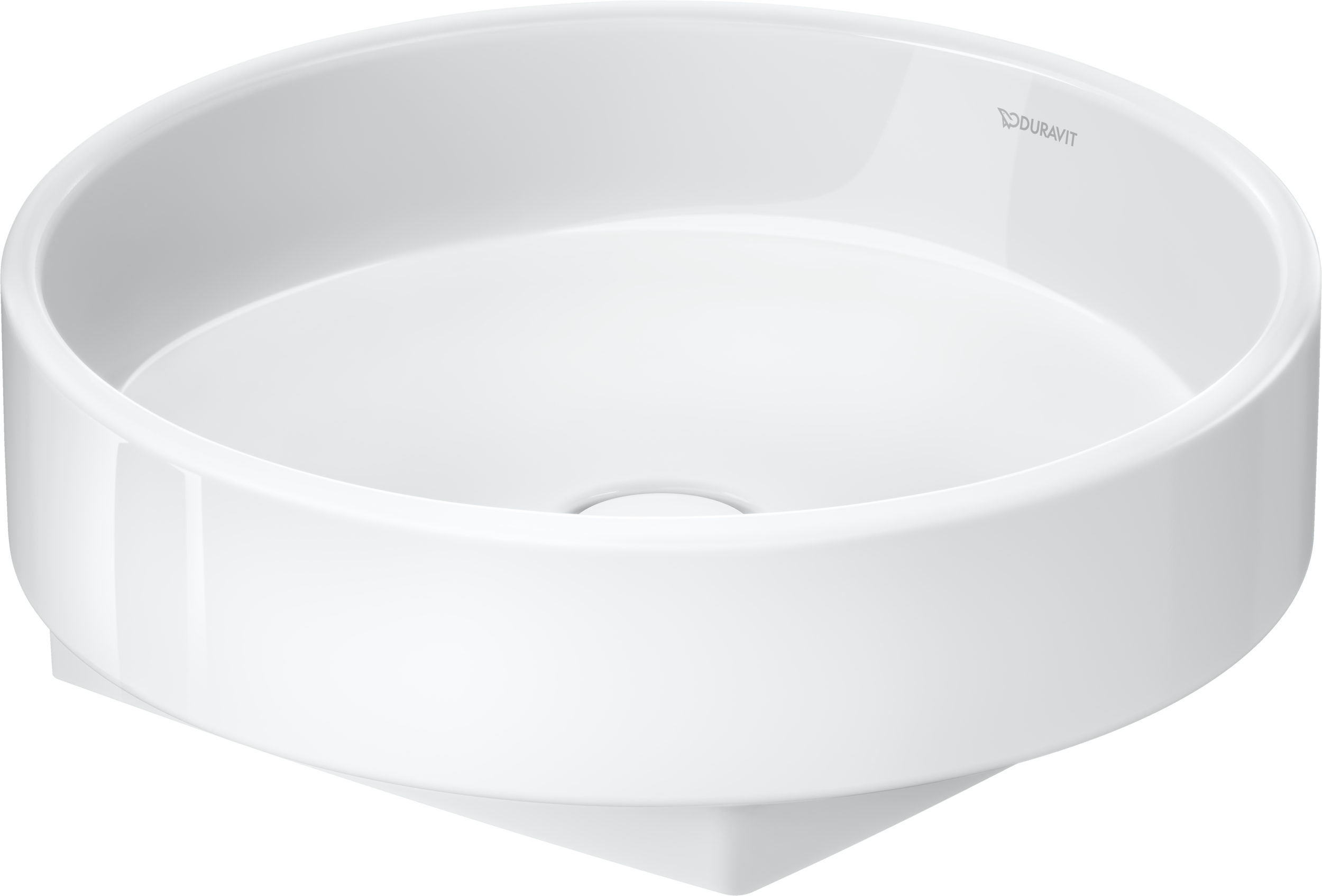 Duravit Balcoon lavabo de Sobreponer Blanco Brillante