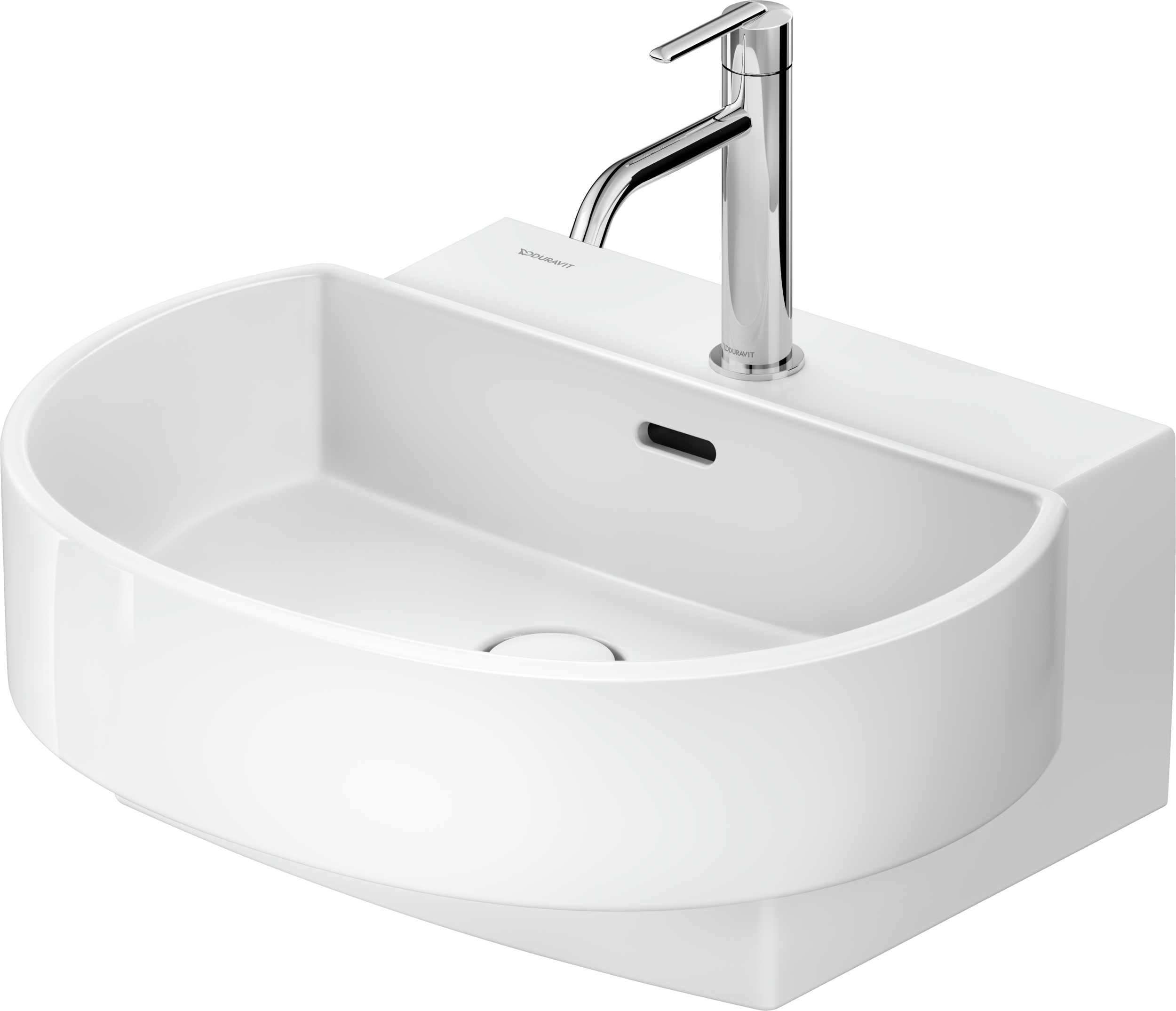 Duravit Balcoon lavabo de Pared Blanco Satinado Mate