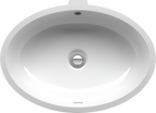 Duravit 1930 Series lavabo Bajo Cubierta Blanco Brillante — vista superior