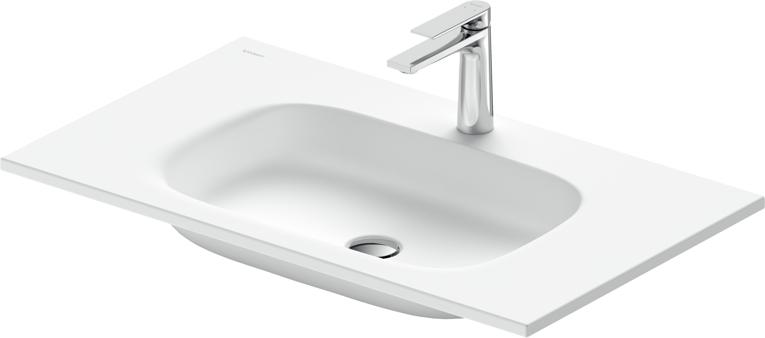 Duravit Sivida lavabo de Pared Blanco Satinado Mate