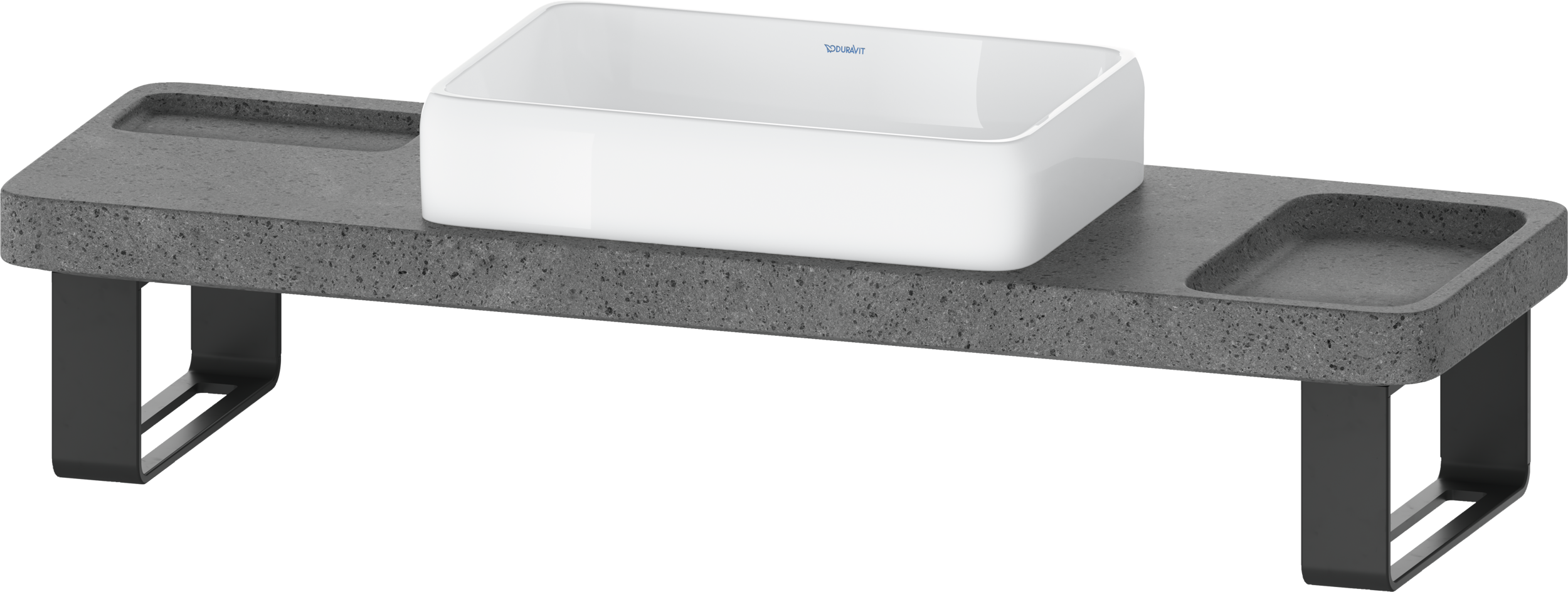 Duravit Collection One Washbasin with console and console support lavabo tipo Consola Blanco Brillante