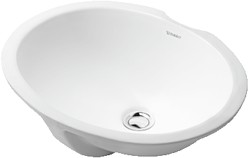 Duravit Dune lavabo Bajo Cubierta Blanco Brillante