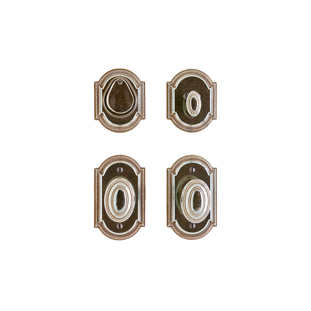uego de Entrada Ellis 3" x 5" — Rocky Mountain Hardware bronce macizo