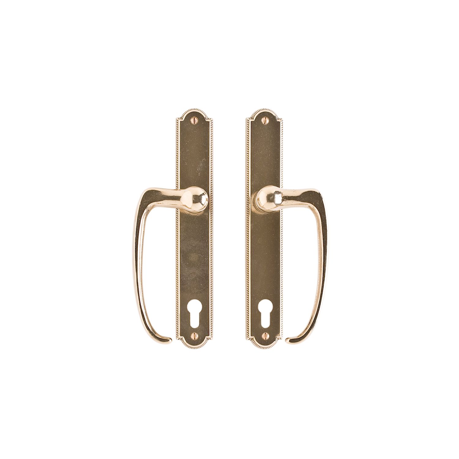 erraje para Puerta Corrediza Ellis 1 3/4" x 11" (cilindro perfil) — Rocky Mountain Hardware bronce macizo