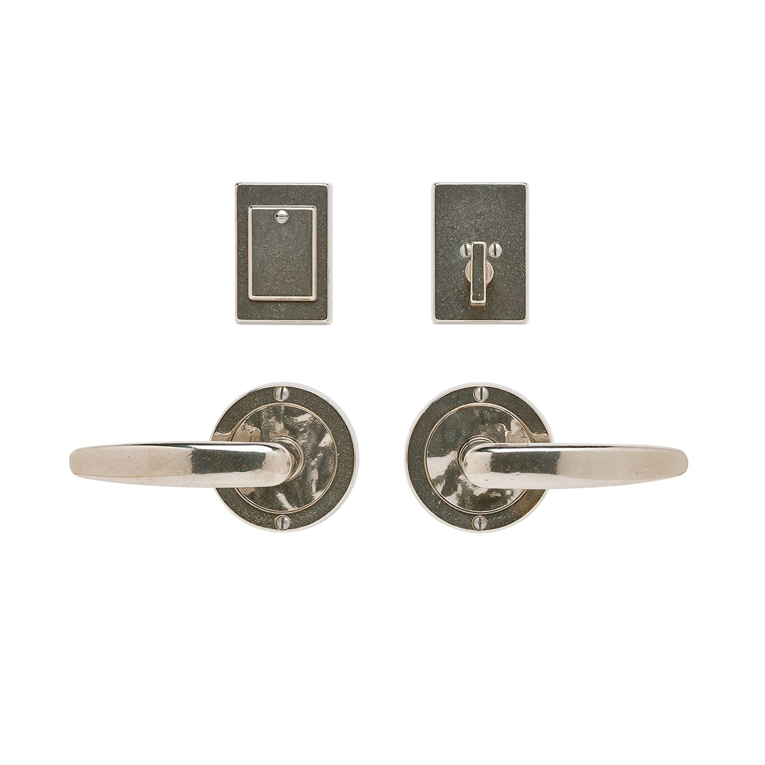 uego de Entrada Designer Textures redondo 3 1/2" — Rocky Mountain Hardware bronce macizo