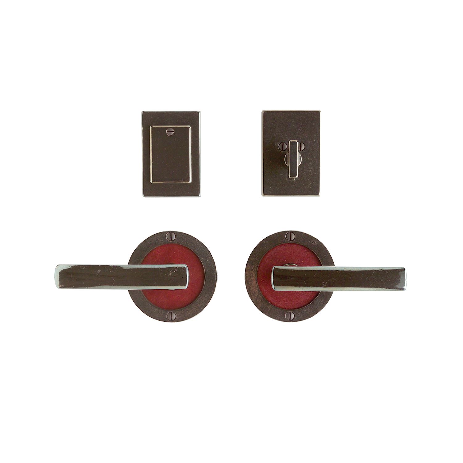 uego de Entrada Designer redondo 3 1/2" — Rocky Mountain Hardware bronce macizo