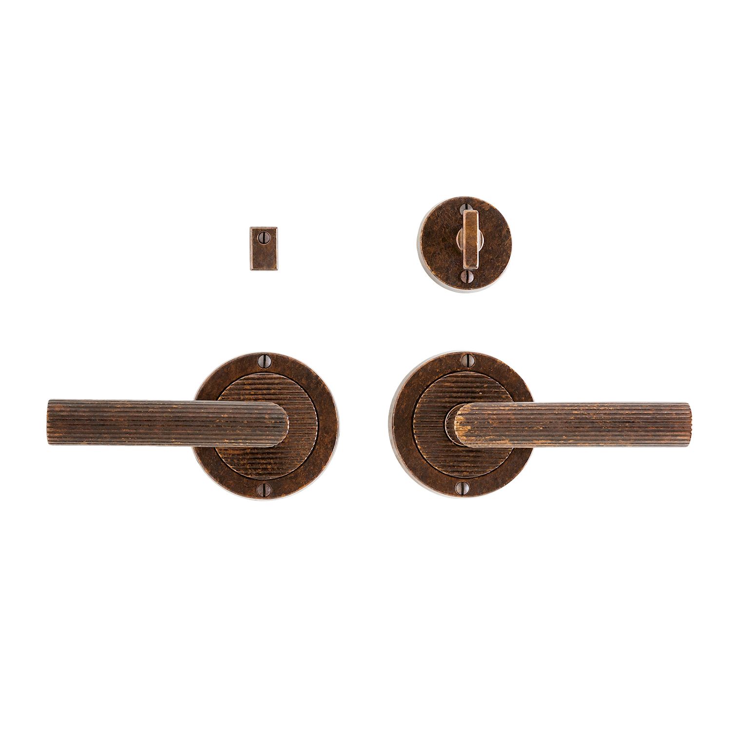 uego Interior Flute redondo 3 1/2" — Rocky Mountain Hardware bronce macizo