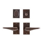 uego de Entrada Oasis 2 1/2" x 4 1/2" — Rocky Mountain Hardware bronce macizo