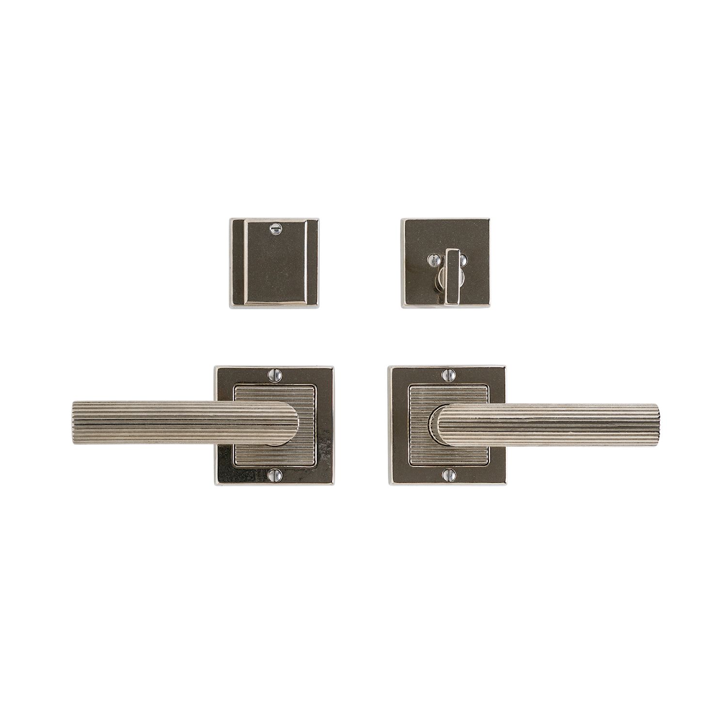 uego de Entrada Flute cuadrado 3" x 3" — Rocky Mountain Hardware bronce macizo