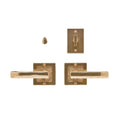 uego Interior Designer Textures cuadrado 3" x 3" — Rocky Mountain Hardware bronce macizo
