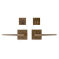uego de Entrada Verdura cuadrado 3" x 3" — Rocky Mountain Hardware bronce macizo